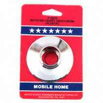 P-597C CHRM PLAST ESCUTCHEON