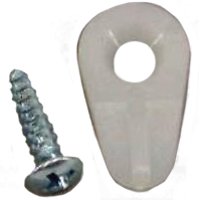 STORM WINDOW CLIP WHITE
