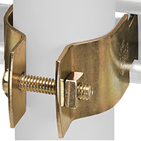 THO-Z703 PIPE CLAMP 1-1/4 GOLD