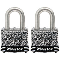 PADLOCK COATED LAM1-9/16IN 2PK