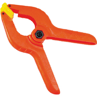 Vulcan JLWCX007-1 Spring Clamp, 1 in Clamping, Nylon, Blue/Orange/Yellow