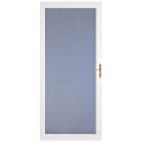 350-17 GLASS STORM DOOR WHT 36