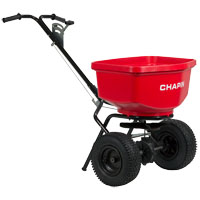 CHAPIN 8303C Contractor Turf Spreader, 100 lb Capacity, Steel Frame, Poly