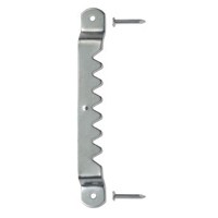 OOK 50203 Sawtooth Hanger, 20 lb, Steel, Brushed Nickel