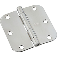 National Hardware N830-179 Door Hinge, Steel, Polished Chrome, Non-Rising,