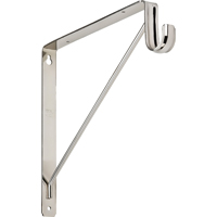 S822-091 BRACKET SHELF/ROD CHR