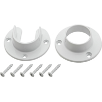 FLANGE SET  CLOSET HD WHITE