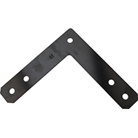 NAT-N266475 FLAT CORNER PLATE BL