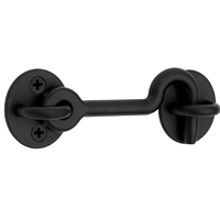 HOOK PRIVACY MATTE BLACK 4IN