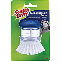 Scotch-Brite 495 Soap Dispensing Brush, Plastic Handle