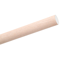 Waddell 6608UB Dowel Rod, 1/2 in Dia, 36 in L, Birchwood