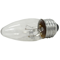 Sylvania 13719 Incandescent Lamp, 40 W, B10 Lamp, Medium Lamp Base, 372