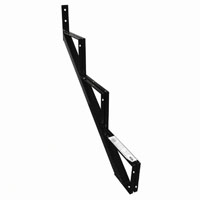 RISER STAIR 3-STEP STEEL BLACK