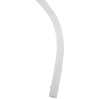 GB Grip Strip FLX7504GSW Split Tubing, Flexible, Plastic, White