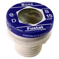 FUSE PLUG S DLY REJECT BS 15A