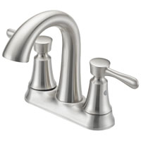 FAUCET LAV 4IN 2HDL LEV BR NIC