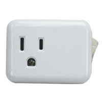 TAP CUBE 1-OUTLET W/ON-OFF SW