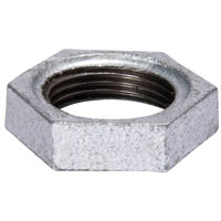 1/2 Galv Lock Nut              *