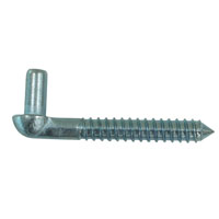 HOOK SCREW STEEL 5/8X5IN ZINC