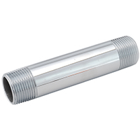 Chrome Nipple 1/2 X 3