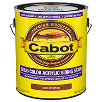 Cabot 800 Series 140.0000880.007 Solid Color Siding Stain, Natural Flat,