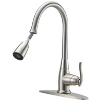 FAUCET KITCHN PULLDWN STAINLES