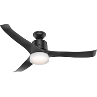 FAN CEIL WI-FI MATTE BLK 54IN