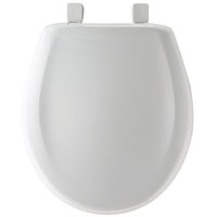 20SLOW-000 TOILET SEAT WHT RND