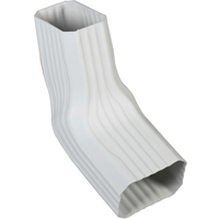 ELBOW GUTTER VINYL WHITE 2X3IN