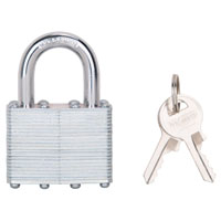 ProSource HD00014-3L Padlock, Keyed Alike Key, Standard Shackle, 9/32 (7.1)