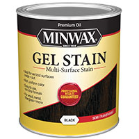 MINWAX STAIN GEL BLACK QT