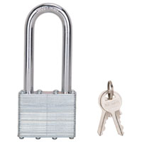 ProSource HD00024L-3L Padlock, Keyed Alike Key, Long Shackle, 11/32 (8.7) in
