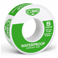 CURAD CUR47440 Adhesive Tape, 1/2 in W, 5 yd L, Cotton/Polyethylene Bandage,