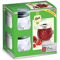 JAM JAR REG MOUTH 8OZ 4PK