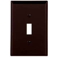WALL PLATE 1 GNG TGL NYLON BLK