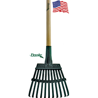 54" WOOD HANDLE MANURE RAKE