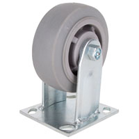 GRAY RIGID CASTER 2X5" WHEEL