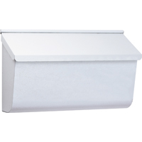 L4009WW0 MAILBOX WALL WHITE WO