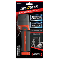 LIFE+GEAR Storm Proof Series BA38-60634-RED Pathlight, AA Battery, LED Lamp,