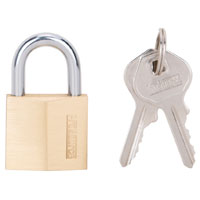 PADLOCK BRASS 5/8IN SHKL WDTH