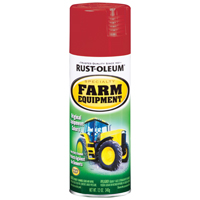 RUST-OLEUM 7466830 Farm Equipment Spray Paint, Gloss, International Red, 12