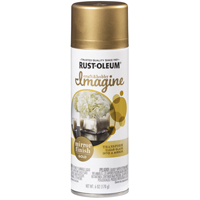 Rust-Oleum 353999 Spray Paint, Mirror Gold, 6 oz, Can