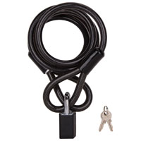 ProSource HD-HLL305LP-3L Cable Lock, Keyed Alike Key, Standard Shackle,