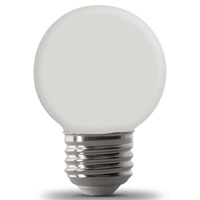 Feit Electric BPGM60W/950CA/FIL/2 LED Bulb, Globe, G16.5 Lamp, 60 W