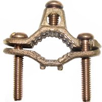 GROUND CLAMP BRASS 1/2"-1"