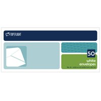 Top Flight 6900815 Envelope, White, 4-1/8 in W