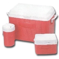 RUB-1946229 COOLER ICE CHEST RED