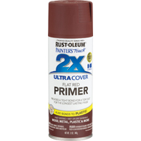 RUST-OLEUM PAINTER'S Touch 249086 Spray Primer, Flat, Red, 12 oz, Aerosol