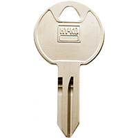 HY-KO 11010TM13 Key Blank, Brass, Nickel, For: Trimark Cabinet, House Locks