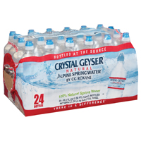 WATER BTTLD W/CAP SPRING 750ML
